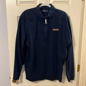 Vineyard Vines Quarter Zip. Large. Navy